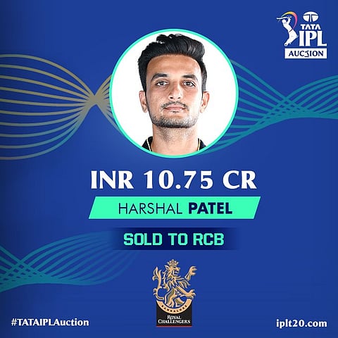 IPL Auction 2022 : हर्षल पटेल मालामाल! RCB ने पुन्हा संघात घेत मोजले १०.७५ कोटी