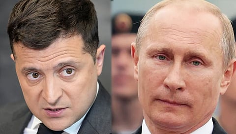 Russia-Ukraine War : पाच दिवसांच्या युद्धात कोण भारी? पुतीन की, झेलेन्स्की?