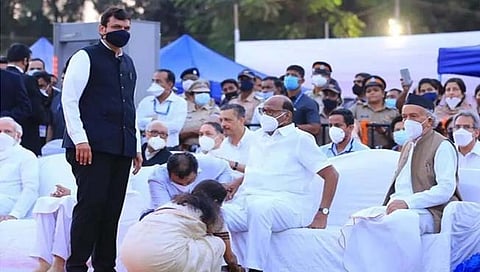 Supriya Sule & Sharad Pawar