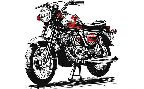 Yezdi roadking bike