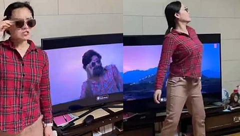 कोरियन ‘पुष्पा’चा श्रीवल्लीवर शेम टू शेम डान्स; लोकं म्हणाली हे तर कोरियन व्हर्जन!