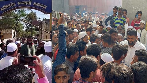 गोळीबार प्रकरणात जामिनावर सुटलेल्या माजी महापौराचे मालेगावात जंगी स्वागत