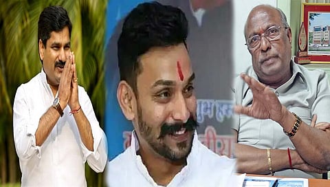 satej patil vs awade : खासदार धैर्यशील माने, पालकमंत्री आणि आमदार प्रकाश आवाडे यांच्यात कोपरखळ्या