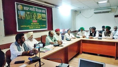 देशातील शेतकरी संघटनांची एमएसपी गॅरंटी किसान मोर्चा मंचची स्थापना