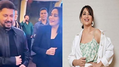 धकधक गर्ल माधुरीचा पती ‘तम्मा-तम्मा’ वर थिरकला!