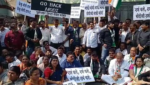 पुणे : पीएम मोदींविरोधात अलका चौकात निदर्शने; काँग्रेससह अनेक संघटनांचा कडाडून विरोध