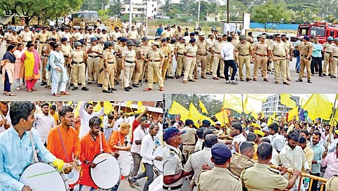 सांगली: पुण्यश्लोक अहिल्यादेवी होळकर स्मारकाचे लोकार्पण करण्यासाठी निघालेल्या भाजप कार्यकर्त्यांना पोलिसांनी रविवारी रोखले. त्यावेळी पोलिस आणि कार्यकर्ते यांच्यात जोरदार झटापट झाली.