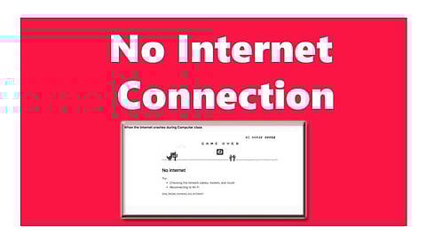 No Internet connection