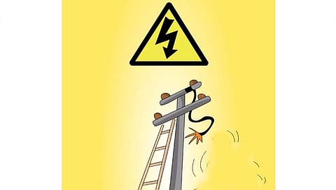 मिरजेत कंटेनरचा वीजतारांना स्पर्श होऊन शॉर्टसर्किट