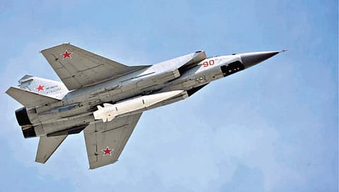 युक्रेनविरुद्ध रशियाकडून प्रथमच हायपरसॉनिक क्षेपणास्त्राचा वापर