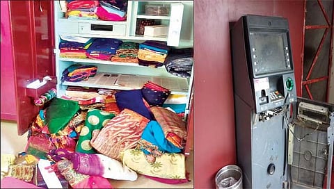 कर्नाटक : सरस्वती नगरात घर; होनग्यात एटीएम फोडले