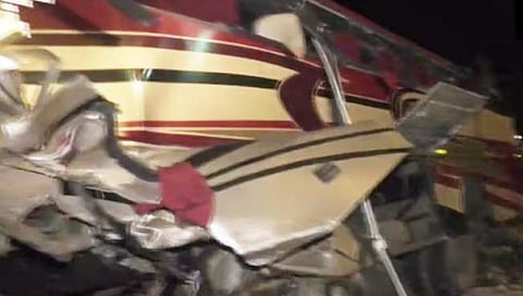 Bus accident : चित्तूरमध्ये बस दरीत कोसळली; ७ जणांचा मृत्यू, ४५ प्रवासी गंभीर