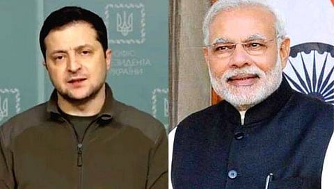 Modi and zelenskyy : पीएम मोदींनी फोन पे चर्चा केल्यानंतर युक्रेनचे राष्ट्राध्यक्ष काय म्हणाले ?