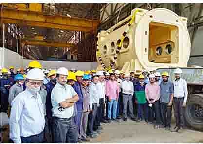 वालचंदनगर कंपनीने बनवलेले विंड टनेलच्या प्लेनम शेल या