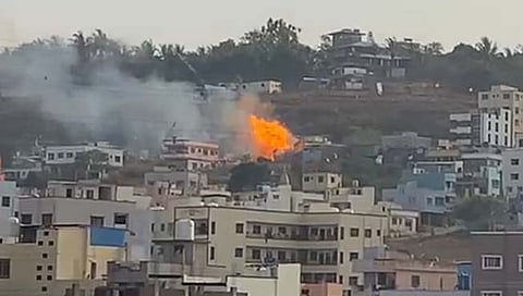 पुणे : कात्रज गंधर्व लॉन्सजवळ शेडमधील तब्बल २० सिलेंडरचा स्फोट