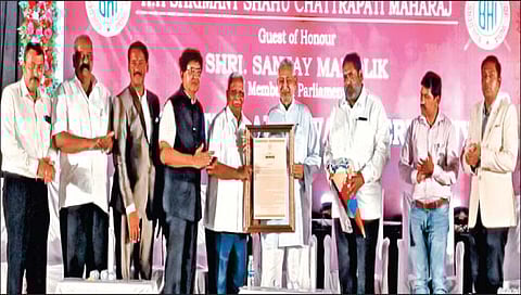 कोल्हापूर : देश उभारणीत बांधकाम क्षेत्राचे योगदान मोलाचे : शाहू महाराज