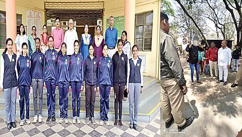 1)टवाळखोरांना धडा शिकविणार्या मुलींना प्राउड रामदंडी बॅजने गौरविले. 2)उठाबशा काढताना टवाळखोर तरुण