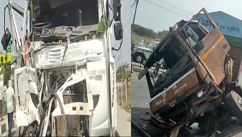 जळगाव : डंपरने दूध संघाच्या दोन वाहनांना उडवले ; एक ठार, तीन जखमी