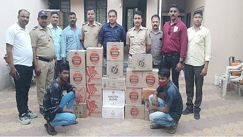 दारुचा साठा चोरणारे गजाआड,www.pudhari.news