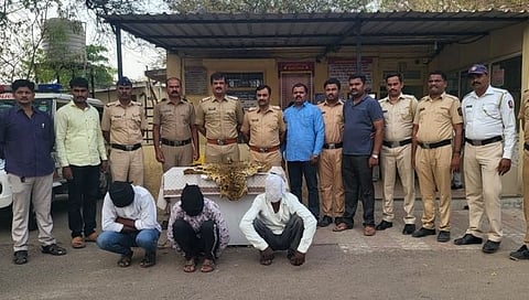 पुणे : बिबट्याची कातडी तस्करी करणारी टोळी जेरबंद