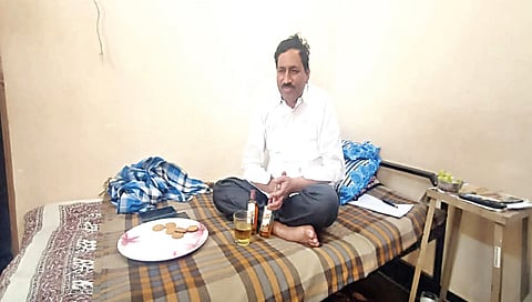 नाशिक : डामसे यांचे व्हायरल झालेले छायाचित्र.