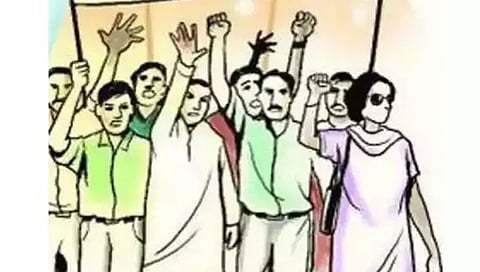 नाशिक : लेखी आश्वासनाशिवाय माघार नाही ; महसूल कर्मचार्यांचा पवित्रा