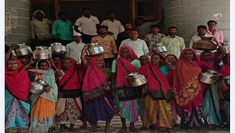 महिलांचा हंडा मोर्चा,www.pudhari.news