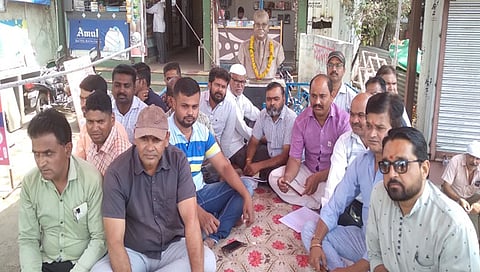 लासलगाव, शहर विकास समितीचे उपोषण,www.pudhari.news