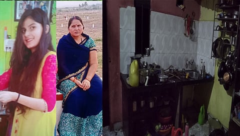 सातपूर : सरोदे संकुलमध्ये गॅस लीकेज होऊन घडलेल्या दुर्घटनेत जळून खाक झालेला संसार. (छाया : सागर आनप)