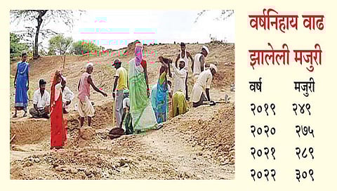 कर्नाटक : मजुरी वाढली रे भाऊ, आता रु. 309