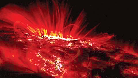 सूर्यावर बनली खोल ‘व्हॅली ऑफ फायर’