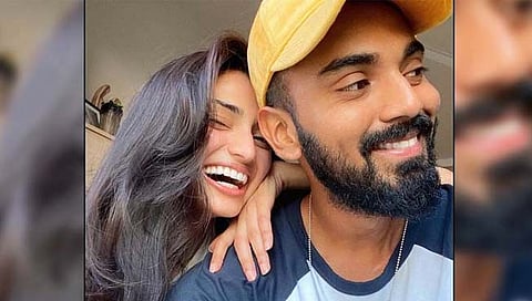 KL Rahul with Athiya Shetty