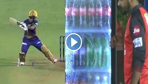 IPL 2022 : सुसाट फटक्याने फोडली फ्रिजची काच