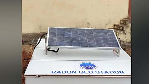 पाटण : रेडॉन जिओ स्टेशनची उभारणी