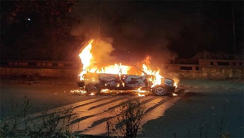 नाशिक : पंचवटीत मारुती कारने घेतला पेट