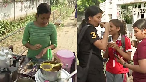chaiwali girl : पदवी घेऊनही नोकरी नाही, तरुणीने कॉलेजसमोरच सुरु केला चहाचा गाडा