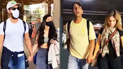 hritik roshan-saba azad and sussanne khan-Arslan Goni