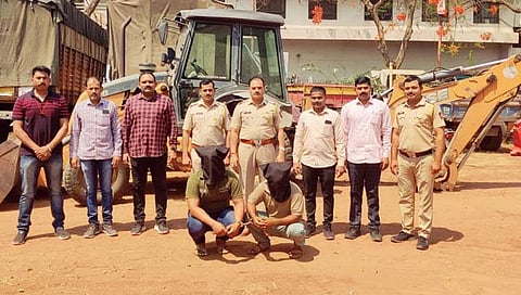 बारामती : जेसीबी चोरीचा छडा ; दोघांना अटक