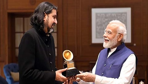 pm modi and Ricky Kej
