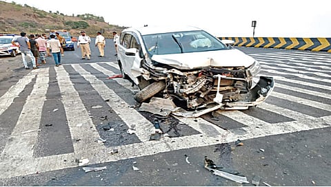 नाशिक : कसारा घाटात एकापाठोपाठ दोन अपघात ; 6 महिला जखमी