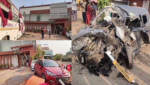 accident in shikrapur (pune)