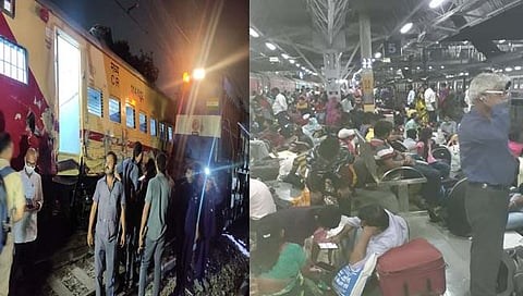 मध्य रेल्वेचा नियोजन शून्य कारभार ! कोकणकन्या एक्सप्रेसच्या प्रवाशांचे हाल