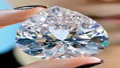 गोल्फ बॉलइतक्या आकाराचा हिरा