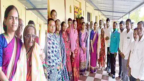 नाशिक : 107 वय असलेल्या आजीबाईंच्या भेटीला मंत्री जातात तेव्हा….