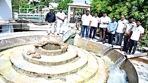 नाशिक : ‘पूनद’चे पाणी जलशुद्धीकरण केंद्रात दाखल