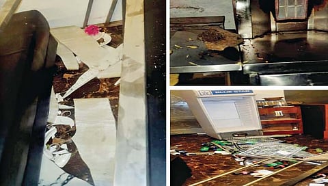 सांगलीत हॉटेलवर दगडफेक www.pudharinews.