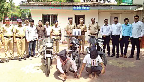 नाशिक : सिडकोत मोटारसायकल, मोबाइल चोरट्यांना अटक