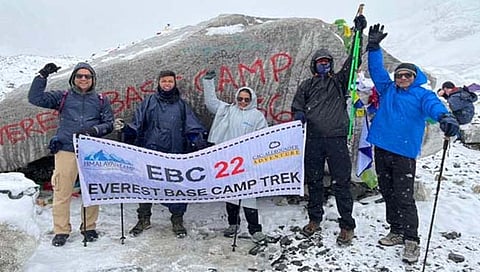 दक्ष, जान्हवीसह नागपुरातील सात जणांनी सर केला ‘एव्हरेस्ट बेस कॅम्प’
