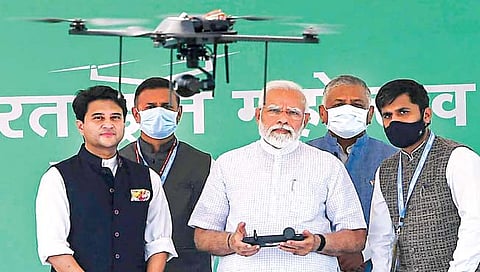 पंतप्रधान नरेंद्र मोदी म्हणाले, देश 2030 पर्यंत ड्रोन हब