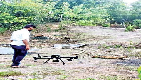 कुडाळ : घोडगे-सोनवडे घाटमार्गाचा ड्रोन कॅमेर्याद्वारे सर्व्हे